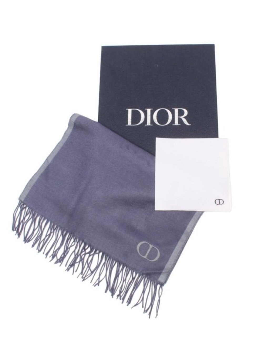 Dior Scarf Silk Double Face Cdlogo - Picture 9 of 9